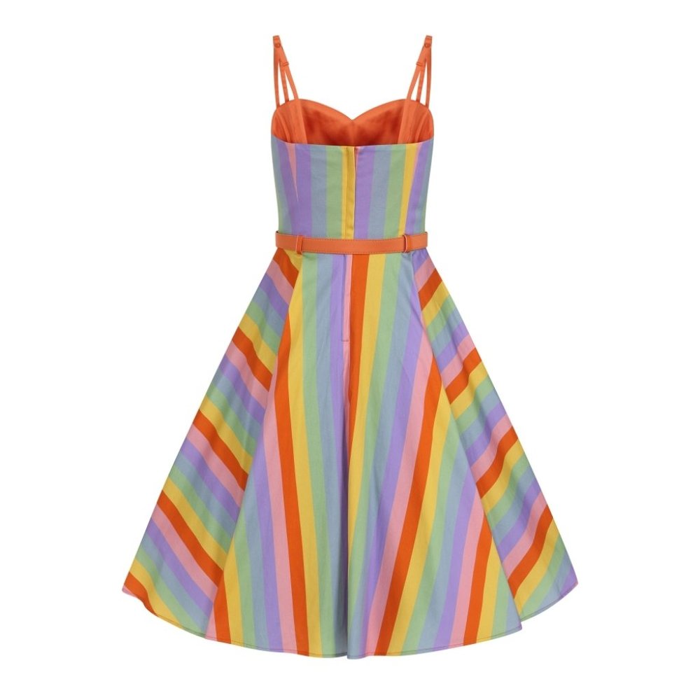 Collectif Nova Rainbow Swing Dress - Picture 6 of 7